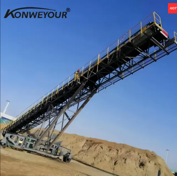 Ayarlanabilir teleskopik yeraltı konveyörü